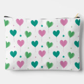 Pochette À Accessoires Coeurs de ballons. (Verso)