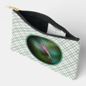 Pochette À Accessoires Colibri à gorge rubis - photo originale (Ouvrir)