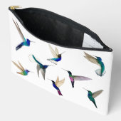 Pochette À Accessoires Colibri tropical (Ouvrir)