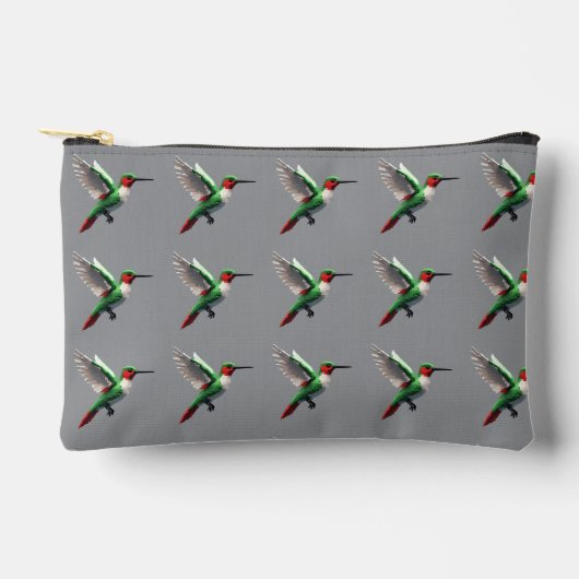 Pochette À Accessoires Colibri vert (Recto)