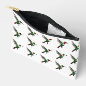 Pochette À Accessoires Colibri vert (Ouvrir)