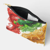 Pochette À Accessoires Colibris verts pixellisés (Ouvrir)