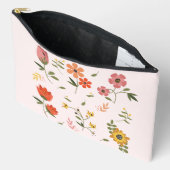 Pochette À Accessoires collection de fleurs (Ouvrir)