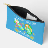 Pochette À Accessoires Collection Hawaii Aloha - Dames (Ouvrir)