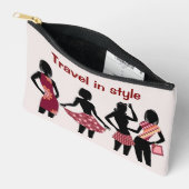 Pochette À Accessoires Collection Shopping Queen -Dames (Ouvrir)
