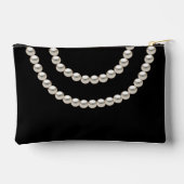 Pochette À Accessoires Collier de perle noire (Verso)