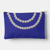 Pochette À Accessoires Collier Pearl bleu électrique (Verso)