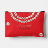 Pochette À Accessoires Collier Red Pearl (Recto)
