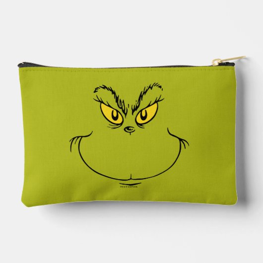 Pochette À Accessoires Comment Grinch Stole Visage de Noël (Verso)