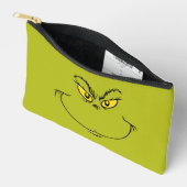 Pochette À Accessoires Comment Grinch Stole Visage de Noël (Ouvrir)
