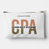 Pochette À Accessoires Comptable public certifié CPA Leopard (Verso)