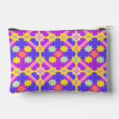 Pochette À Accessoires Conception Abstraite Géométrique Colorée (Verso)