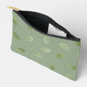 Pochette À Accessoires Conception botanique minimale sans couture (Ouvrir)