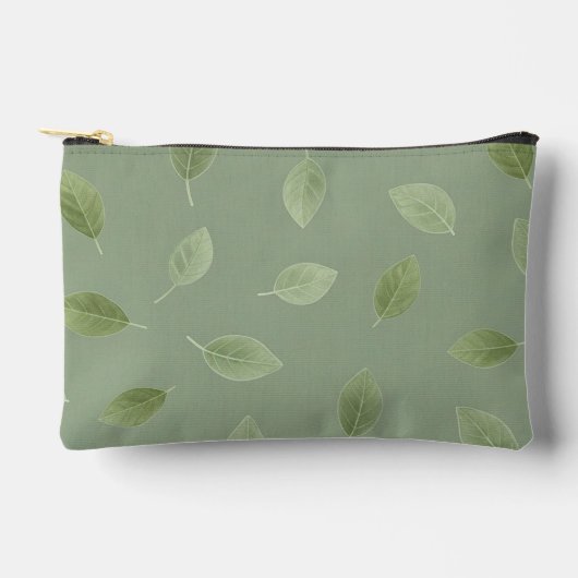 Pochette À Accessoires Conception botanique minimale sans couture (Recto)