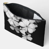 Pochette À Accessoires Conception de carte postale noir et blanc (Ouvrir)