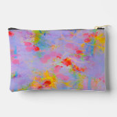 Pochette À Accessoires Conception de champ Fleur sauvage Abstrait (Verso)