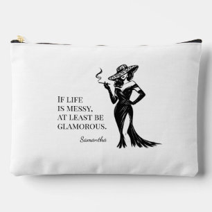 Pochette À Accessoires Conception de citation de style glamour personnali