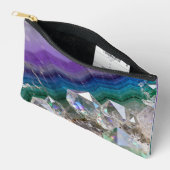 Pochette À Accessoires Conception de cristal vibrant de fusion de quartz (Ouvrir)