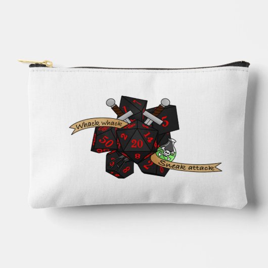 Pochette À Accessoires Conception de dés non fiables (Recto)