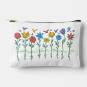 Pochette À Accessoires Conception de fleurs en croissance (Recto)