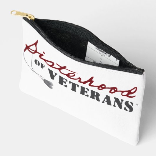Pochette À Accessoires Conception de la fierté militaire des sœurs de vét (Ouvrir)