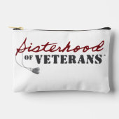 Pochette À Accessoires Conception de la fierté militaire des sœurs de vét (Recto)