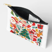 Pochette À Accessoires Conception de l'autocollant de Noël Festif - Parfa (Ouvrir)