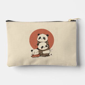 Pochette À Accessoires Conception de pandas mignons