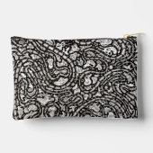 Pochette À Accessoires Conception de visages étranges de dessin animé tor (Verso)