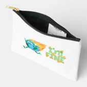 Pochette À Accessoires Conception drôle de changement climatique Terre « (Ouvrir)