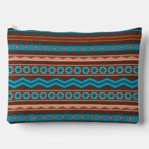 Pochette À Accessoires Conception géométrique de style sud-ouest de Camer