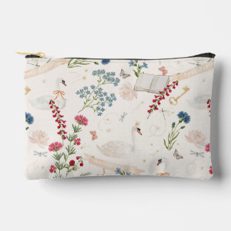 Pochette À Accessoires Conte de fées capricieux cygne Botanique fleur f