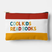 Pochette À Accessoires Cool enfants lire des livres, rétro coque crayon (Recto)