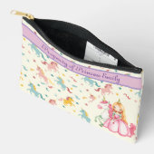 Pochette À Accessoires Coque de crayon Princesse personnalisée (Ouvrir)