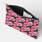 Pochette À Accessoires Coquelicots roses (Ouvrir)