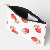 Pochette À Accessoires Coquette Cerise Rose Bow (Ouvrir)