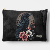 Pochette À Accessoires Corbeau noir (Recto)