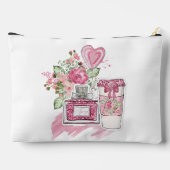 Pochette À Accessoires Cosmétique Ado en rose et blanc (Verso)