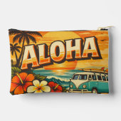 Pochette À Accessoires Coucher de soleil sur la plage d'Aloha dans le sty (Verso)