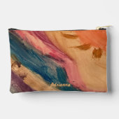 Pochette À Accessoires Coucher de soleil sur l'aquarelle d'Adrianna (Verso)