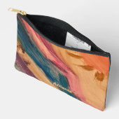 Pochette À Accessoires Coucher de soleil sur l'aquarelle d'Adrianna (Ouvrir)