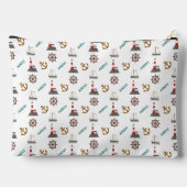 Pochette À Accessoires Couleur Motif sur blanc (Verso)