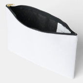 Pochette À Accessoires Couleur solide blanc Fantôme (Ouvrir)