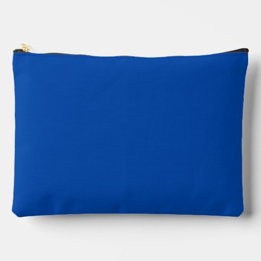 Pochette À Accessoires Couleur solide bleu Cobalt (Recto)