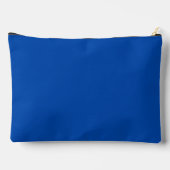 Pochette À Accessoires Couleur solide bleu Cobalt (Verso)