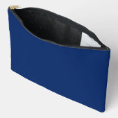 Pochette À Accessoires Couleur solide bleue royale (Ouvrir)