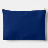 Pochette À Accessoires Couleur solide bleue royale (Verso)