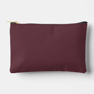 Pochette À Accessoires Couleur solide bordeaux