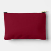Pochette À Accessoires Couleur solide bordeaux (Verso)