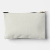 Pochette À Accessoires Couleur solide de la colombe blanche (Verso)